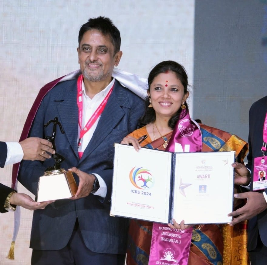 TRICHY PLUS — Best Educationist Award by ICRS 2024