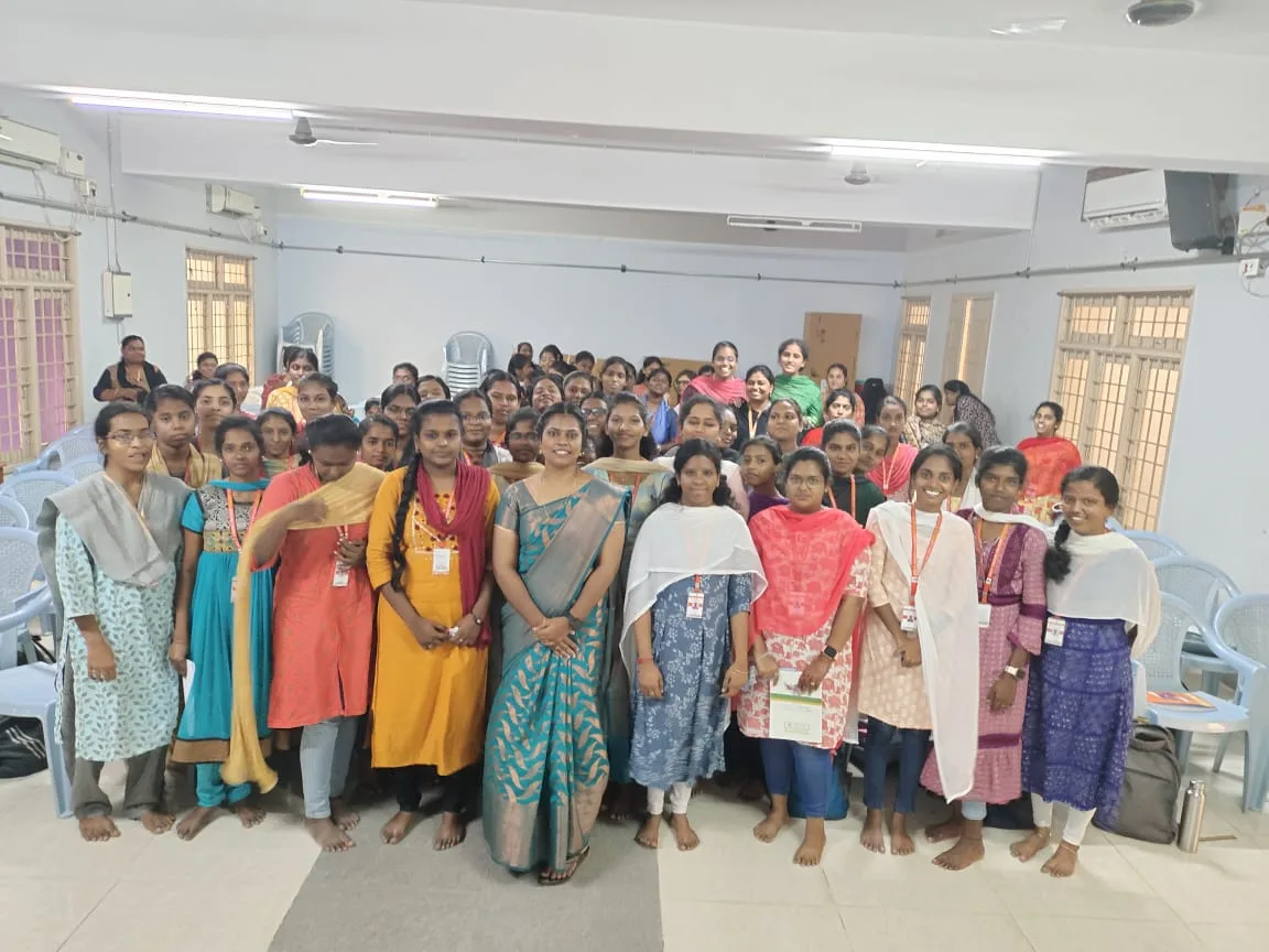 Image of Trichy Plus students with staff
