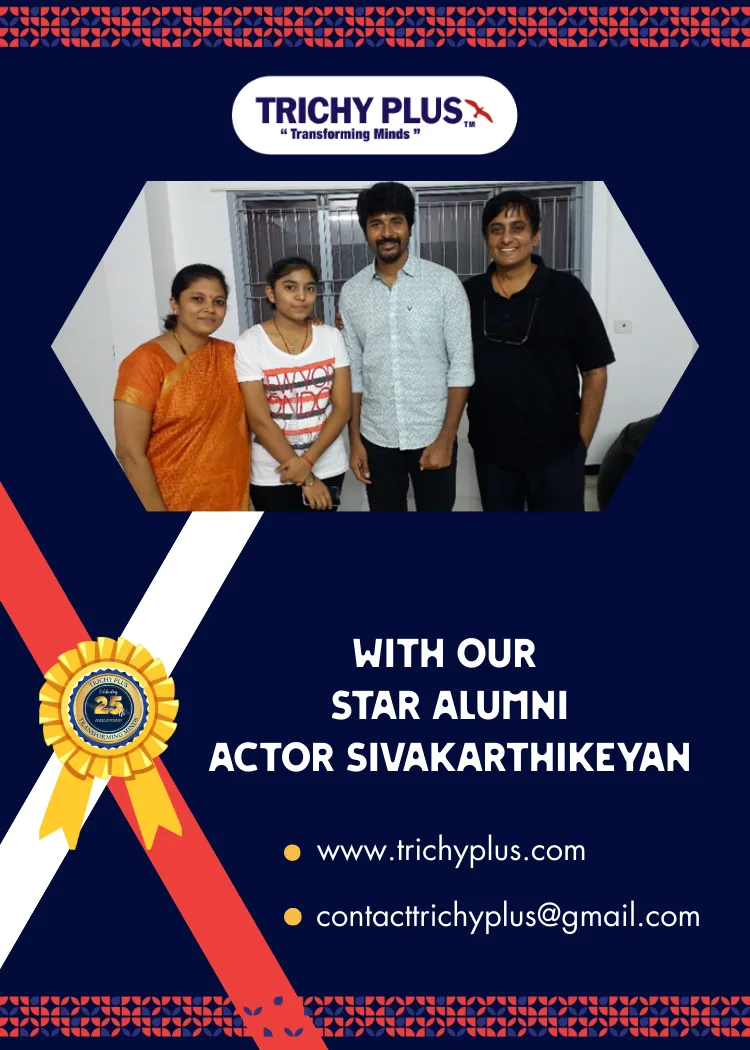 With our Star Alumni - Actor Sivakarthikeyan