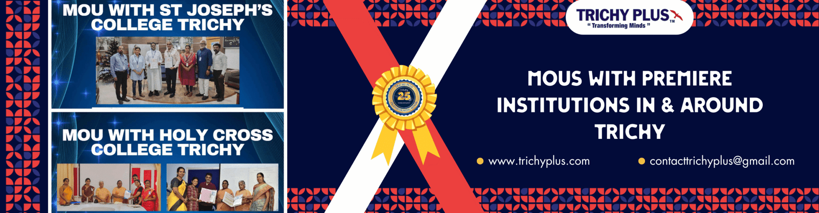 MoUs with Premiere Institutions in and around Trichy