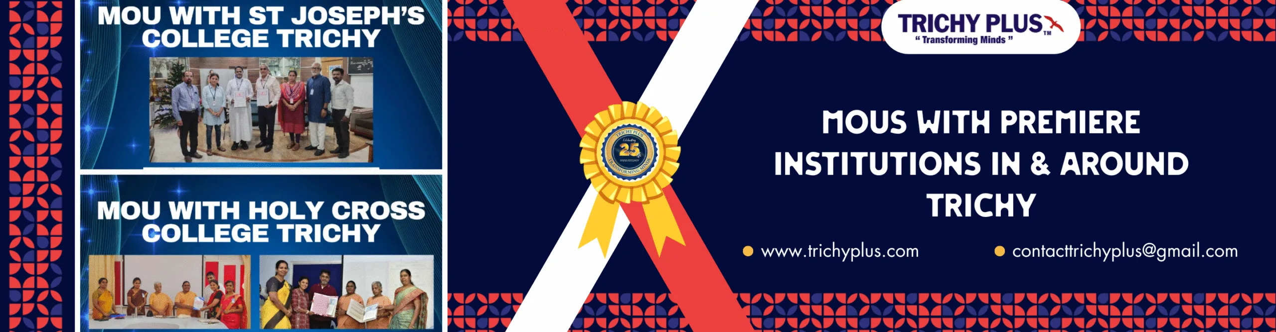 MoUs with Premiere Institutions in and around Trichy